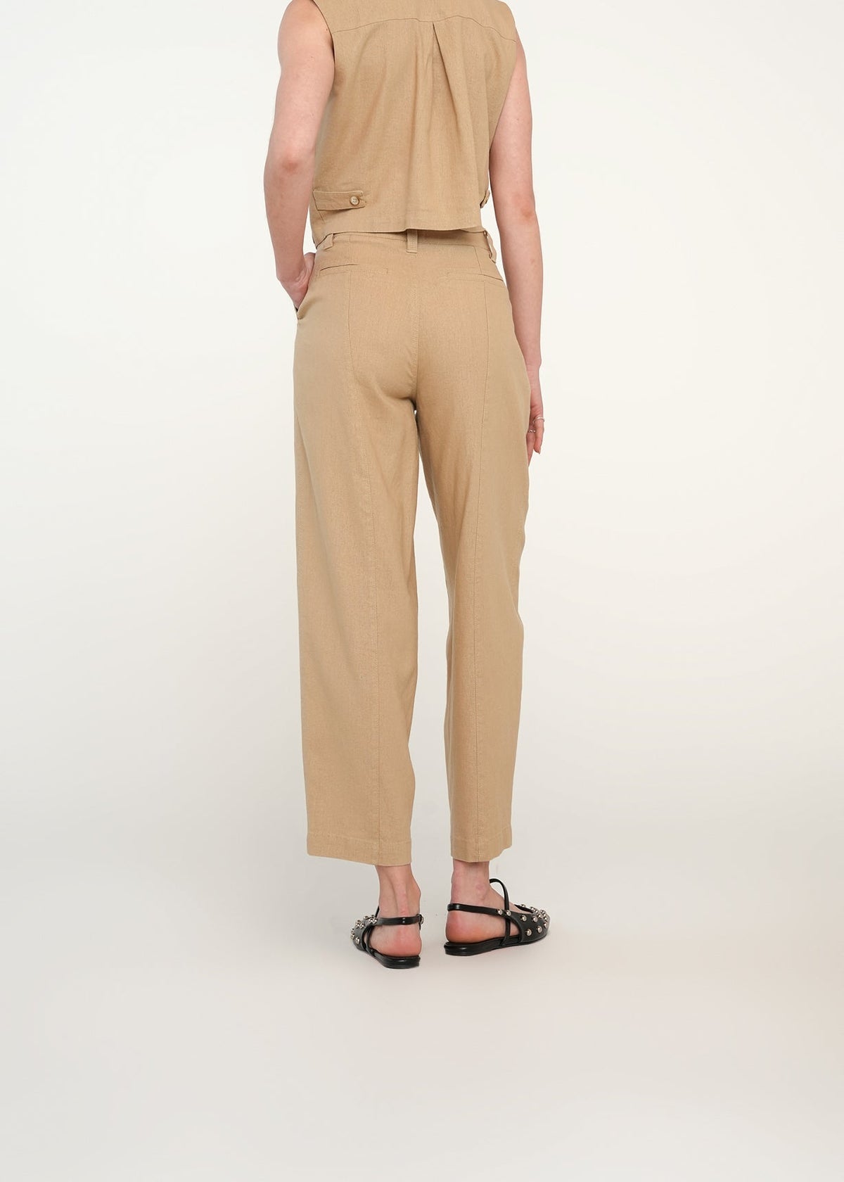 Pantalón Barrel con bolsillos - Beige 14_431H333_BEI151114_7