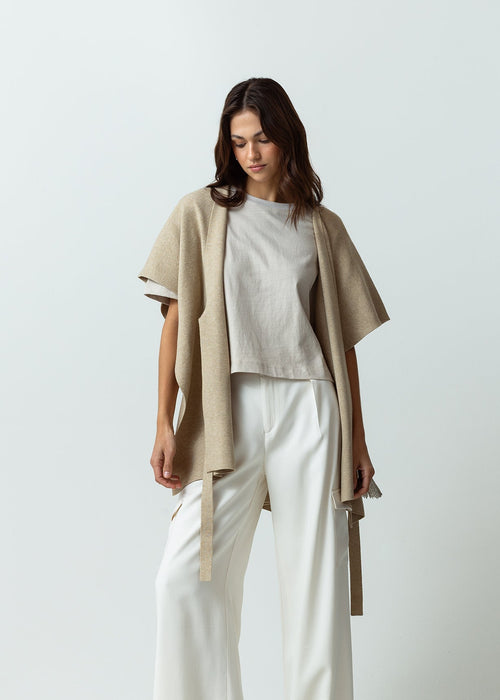 Abrigo tejido - Beige 14_582G092_BEI151216_3
